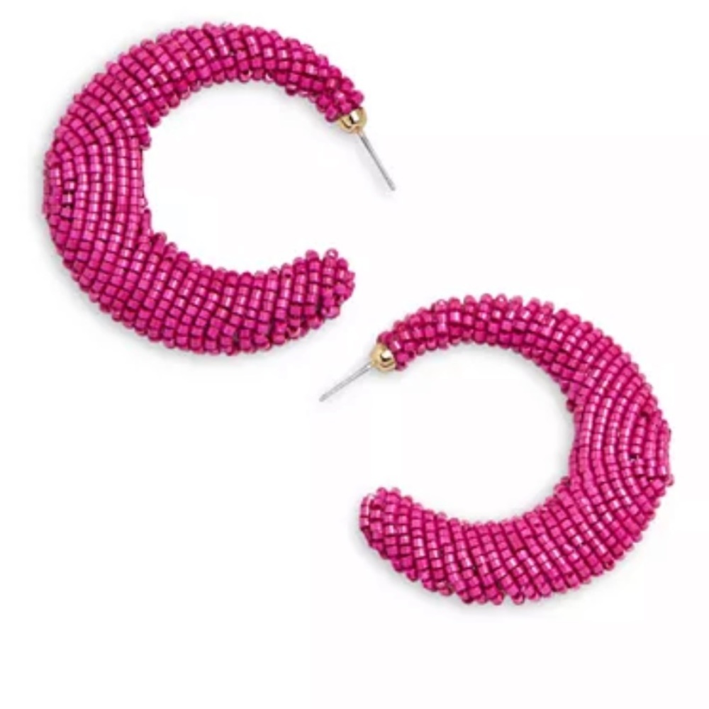 BAUBLEBAR
Callie Multi Bead Crescent Hoop Earrings